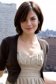 Short Haircuts With Bangs, Cortes De Cabello, Michelle Monaghan, Bob Haircut With Bangs