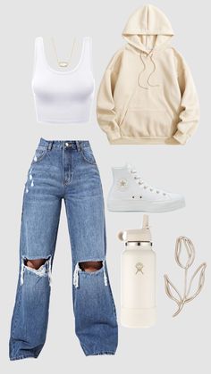 Cute Easy Outfits For School, Cute Date Outfits, Simple Outfits For School, Outfit Inspo Summer, Trendy Outfits For Teens, Cute Lazy Day Outfits, Cute Preppy Outfits, Easy Trendy Outfits