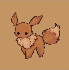 a drawing of a small animal with big ears