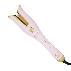 Create bouncy curls at the push of a button with the CHI x Barbie 1" Ceramic Rotating Curler, in a lightweight and compact Spin n Curl design, perfect for on the go. With an ergonomic design, the Compact Spin n Curl has the ability to get closer to the root creating volume and body.

Hair is drawn into the curl chamber where it is heated and timed to create perfect curls and waves every time! Ceramic heat technology produces far infrared heat while conditioning benefits of negative ions results Chi Hair Products, Barbie Dreamhouse, The Chi, Flat Iron Curls, Edges Hair, Long Lasting Curls, Hair Care Products Professional, Black Seed Oil, Bouncy Curls