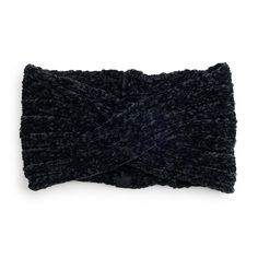 Gear up for cool weather with this Women's Cuddl Duds Chenille Twisted Headband. Gear up for cool weather with this Women's Cuddl Duds Chenille Twisted Headband. FEATURES Retains heatFABRIC & CARE Machine wash Polyester Imported Size: One Size. Color: Black. Gender: female. Age Group: adult. Twisted Headband, Headband Black, Cool Weather, Cuddl Duds, Twist Headband, Scarf Wrap, Fabric Care, Black Fashion, Women's Accessories