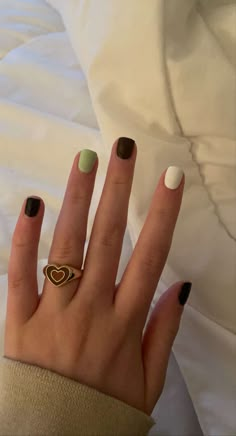 Asexual Nails, Harry Styles Nails, Mens Nails, Hello Nails, Minimal Nails, Fire Nails, Dream Nails, Funky Nails, Pretty Acrylic Nails