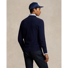 Lux Merino Crewneck Sweater in Hunter Navy Indulge in sophistication and luxury with the Lux Merino Crewneck Sweater in Hunter Navy. Knit with fine-gauge Italian wool, this Polo sweater showcases our signature embroidered Pony. Elevate your style with this timeless classic. Zip Cardigan, Long Sleeve Jumper, Ralph Lauren Long Sleeve, Norma Kamali, Polo Sweater, Button Cardigan, Long Sleeve Jersey, V Neck Cardigan, Product Label