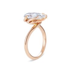 Rebel Rose — Thelma West Rose Ring, Pear Shaped Diamond, Gold Set, Pear Shape, Pear Shaped, Pear, Rose Gold, Engagement Rings, Feelings