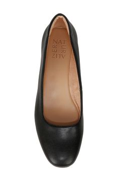 A classic ballet flat is shaped by a squared-off toe for a versatile look of contemporary elegance. 1/2" heel Synthetic upper/textile lining/synthetic sole Imported Womens Ballet Flats, Black Faux Leather, Ballet Flats, Faux Leather, Nordstrom, Heels, Leather, Black