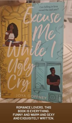 the book cover for cause me while i'm young cry by joya green