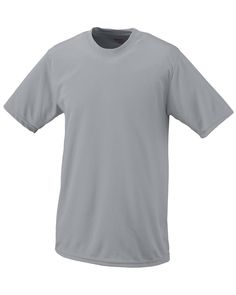 4.0 oz., 100% polyester wicking knit with color secure® technology that helps prevent dye migration; Double-needle hemmed bottom; Set-in sleeves; Heat-sealed label; Self-fabric collar; Wicks moisture away from the body