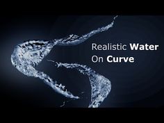 the words realistic water on curve are shown