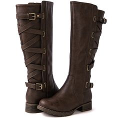 PRICES MAY VARY. 100% Vegan Premium Synthetic Leather Upper: These Globalwin Women’s Riding Boots Are Made Of High Quality Italian Faux Leather, They Provide The Privilege Of Luxury As Well As Up-To-Date Fashion. Built For Comfort All Day Long: Fashion Boots Are Not Just For A Chic Look But Also Need To Be Practical. The Knee High Tall Boots Are Set On Low Heels. TPR Sole,With Cushioned Footbed And Perfect Amount Of Padding, You Will Be Able To Walk All Day Long With Ease In Comfort. Versatile S Archery Outfit, Heals Shoes, Over The Knee Leather Boots, High Fashion Boots, Brown Knee Boots, Ladies Boots, Low Heel Boots, Buy List, Buckle Ankle Boots