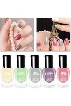 New Nail Polish Set (10 Bottles) Non-Toxic Eco-Friendly Easy Peel Off and Quick Dry Water Based Nail Polish Water Based Nail Polish, New Nail Polish, Nail Polish Sets, Quick Dry, Nail Polish, Eco Friendly, Fashion Accessories, Nails