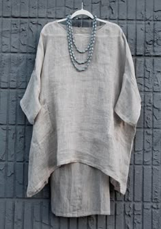 "Linen oversized sheer gauze tunic summer beach vacation outfit One size bust -68\" length-30\"" Linen Clothes For Plus Size Women, Linen Clothes For Women Summer, Tunic Outfit Summer, Linen Tops Women, Tunik Linen, Women Linen Clothing, Linen Tunics For Women, Linen Tunic Shirt, Gauze Clothing