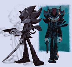 Shadow The Hedgehog Vampire, Sonic The Movie, Sonic Adventure 2, Beginner Sketches, Shadow And Amy, Sonic And Shadow, Sonic Fan Art