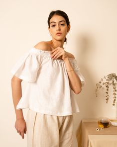 Product Information: Crafted from premium 100% linen, the SOFIA Linen Shirt offers a timeless and sophisticated addition to any wardrobe. With custom sizing and fit options, this garment is ideal to wear to a range of occasions such as office, bar, and park. Office Bar, European Linens, Blouse For Women, Prevent Wrinkles, Linen Blouse, Women's Wardrobe, Pure Linen, Shirt Brand, Linen Shirt