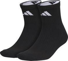 Fit & Design: These adidas basketball socks are tailored for the game, with 360-degrees of cushioning, compression, and protection around the ankle Raised pods at heel and toe provide cushioning and protection Mesh zones on top of foot provide ventilation Polypropylene added to the heel and toe areas to repel moisture and aid in blister reduction Feel cool and dry with adidas Climacool: supporting your body's cooling system through the power of advanced materials, sweat is wicked away to keep you comfortable Relaxed fit to customize your style NCAA compliant Additional Details: Machine wash cold Adidas Socks, Quarter Socks, Adidas Climacool, Basketball Socks, Sneaker Release, Fitness Gifts, Adidas Sport, Kids Outerwear, Shoe Gifts