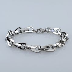 Brand New Men's White Gold Chain Link Bracelet Genuine 14k White Gold Plated Sterling Silver Length - 8" (Most Common Men's Size) Retail Price $400 Buy With Confidence From A Trusted Seller With A 99%+ Feedback Rating! A0339 (Id-1910) 925 Sterling Silver Jewelry For Men, Silver Tarnish Resistant Oval Link Bracelet, Formal Silver Tarnish-resistant Chain Bracelet, Oval Link Stainless Steel Jewelry With Polished Finish, Formal Stainless Steel Silver Chain Bracelets, Oval Link Stainless Steel Bracelets With Polished Finish, Stainless Steel Oval Link Bracelets With Polished Finish, Formal Stainless Steel Silver Chain Bracelet, Polished Stainless Steel Oval Link Bracelets