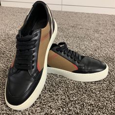 Authentic...Worn Once And Has Been Sitting In My Closet Since Burberry Sneakers, Burberry Shoes, My Closet, Womens Shoes Sneakers, Burberry, Shoes Sneakers, Size 6, Women Shoes, Sneakers