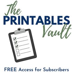 the printables vault free access for sub members