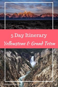 What to See in Yellowstone and Grand Teton in 5 Days - Yellowstone Trips National Parks America, Best National Parks, Tennessee Vacation