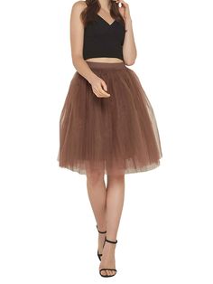 PRICES MAY VARY. MATERIAL - - 4 layers Swiss tulle + 1 layer satin lining. Always adhere to the highest quality standards, our tulle skirt is lightweight and puffy but totally opaque. SIZE - - 60cm / 23.6" Length ( knee length ) ; Elastic waistband can stretches from 65cm/25.5" to 100cm/39.3". Please iron the tulle skirt after you receive it, as this will enhance its fluffiness. DESIGN - - Featuring graceful A-line version and simple solid color, the layered tulle skirt with a elastic waistband Knee Length Tulle Skirt, Pleated Organza, Maternity Photo Props, Tutu Skirts, Princess Skirt, Wedding Skirt, Layered Tulle Skirt, Gown Prom, Princess Wedding