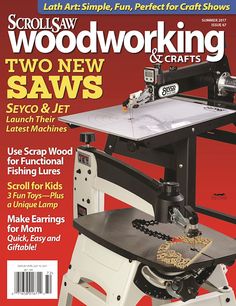 the cover of woodworking and crafts magazine