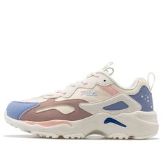 (WMNS) Fila Tracer VNTG Running Shoes GS White/Blue/Pink T12W041111FSL (SNKR/Retro/Low Top/Women's/Dad Shoes) Pink Low-top Chunky Sneakers With Rubber Sole, Pink Chunky Sneakers For Sports With Rubber Sole, Pink Chunky Sneakers With Rubber Sole For Sports, Pink Chunky Synthetic Sneakers For Streetwear, Pink Synthetic Chunky Sneakers For Streetwear, Pink Casual Chunky Sneakers With Rubber Sole, Casual Pink Chunky Sneakers With Rubber Sole, Pink Sporty Chunky Sneakers With Rubber Sole, Sporty Pink Chunky Sneakers With Rubber Sole