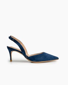 Details Women Size: US 5-9.5 Heel Height: 6 cm/2.36" Color: Black, Dark blue, Light Blue, Nude, Gray, Green, Wine Red, Red Toe: Pointed Toe Material Lining Material: PU Outsole Material: Rubber Upper Material: Suede Insole Material: PU Slingback Mules, Mid Heels Pumps, Heeled Mules Sandals, Sandals Outfit, Mid Heel Sandals, Knit Shoes, Mid Boots, Kitten Heel Pumps, Platform Sandals Heels