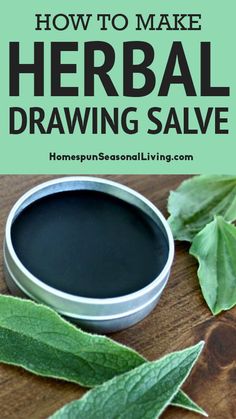 Every now and then an injury requires some convincing to heal. Especially those injuries that include splinters, boils, or bug bites. Do that and convincing with an easy and natural homemade herbal drawing salve recipe. Seasonal Living, Cold Sores Remedies