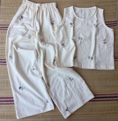 Home Sewn Clothes, Pajama Fashion, Desi Fashion Casual, Cotton Clothes, Everyday Fashion Outfits, Casual Day Outfits, Quick Outfits, Handmade Clothing, Easy Trendy Outfits