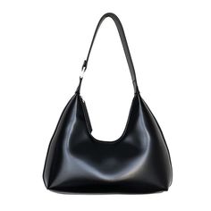 black leather hobo bag boogzel apparel Streetwear Bags, Kawaii Handbags, Jeans Patchwork, Aesthetic Stores, Trendy Handbags, Looks Black, Small Handbags, Grunge Fashion, Hobo Bag