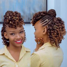 Flat Twist Styles for Natural Hair. Hi ladies. Flat twist styles for natural hair are impressive hairstyles. Your natural hair allows for creativity and can be made into different stunning and captivating styles, if you are bored with your usual hairstyles why not try flat twist because it has become very trendy and act as protective for your natural hair, check them now. Impressive Hairstyles, Flat Twist Styles, Styles For Natural Hair, Long Hair Tips, Natural Hair Twists, Twist Styles