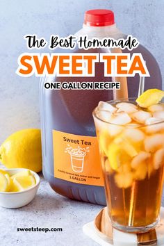 the best homemade sweet tea recipe