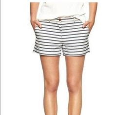 Gap Women’s Sun Kissed Shorts Navy White Size 16 Sits Below The Waist Easy Through The Hip And Thigh 3 1/4” Inseam See Pictures For Measurement #07194 Chic Summer Bottoms From Gap, Gap Blue Shorts For Summer, Gap High-waisted Summer Shorts, Casual Summer Shorts By Gap, Casual Gap Shorts For Summer, Gap Summer Shorts, Gap Bottoms With Built-in Shorts For Summer, Gap Casual Bottoms With Built-in Shorts, Gap Casual Blue Shorts