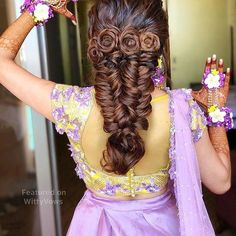 Hairstyles For Indian Wedding, Fishtail Braid Hairstyles, Bridal Hair Buns, Hairdo Wedding, Indian Bride Hairstyle, Indian Bridal Hairstyles