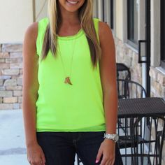 This Sweet Neon Lime Top Is Perfect For All Your Sunshine Filled Adventures! It Is Sheer And Features Pretty Back Details. Our Model Is 5’5” And Is Wearing A Small. We Have Sizes Small, Medium, And Large Available. 100% Polyester {Machine Wash Cold, Line Dry} Lime Green Sleeveless Casual Top, Casual Lime Green Sleeveless Top, Casual Neon Tops For Summer, Casual Neon Tops For Spring, Lime Green Sleeveless Top For Spring, Hippie Crochet, Summer Tank, Summer Tank Tops, Blue Tank Top