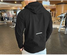 Spandex Long Sleeve Men's Sports & Fitness Zipper Hoodies - Men's Fitness Apparel, Men's Hoodies & Jackets | Vivinch Zipper Hoodies Men, Gym Outdoor, Jacket Store, Zipper Hoodies, Climbing Clothes, Sport Shirts, Men's Fitness, Men's Hoodies, Fall Hoodies