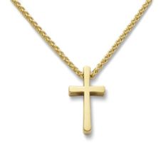 Buy Petite Latin Cross Necklace for USD 430.00 | James Avery James Avery, 14k Gold Necklace, Chains Necklace, Cross Necklace, Gold Necklace, Sterling Silver, Chain, Silver, Gold