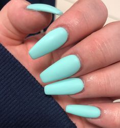 Ballerina Acrylics, Ballerina Acrylic Nails, Mint Nails, Short Coffin, Short Coffin Nails, Coffin Nails Long, Ballerina Nails, Instagram Nails, Uñas Acrilicas