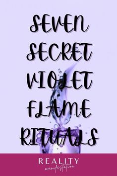 These once-secret violet flame rituals will allow you to tap into divine healing and transmutation power, giving you back control of your life and the ability to help others. #RaiseYourVibration Divine Healing, Spiritual Power