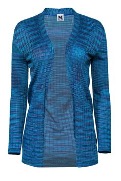 Current Boutique-M Missoni - Blue, Purple & Green Marbled Open Front Knit Cardigan Sz 2 Colorful Knit, Leaf Peeping, Autumn Wardrobe, M Missoni, Apple Picking, Purple Green, Fall Wardrobe, Missoni, Favorite Jeans