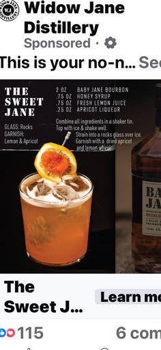 Rock Tops, Baby Jane, Honey Syrup, Dried Apricots, Fresh Lemon Juice, Liqueur, Bourbon, Lemon, Drinks