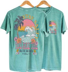 Unisex, comfort colors tee. Pacsun Tops Tees, Cute Beach Clothes, Summer T-shirts, Where To Buy Cute Tops, Graphic T-shirts, Where To Get Cute Clothes, Florida Shirts, Summer Graphic Tees, Cute Tee Shirts