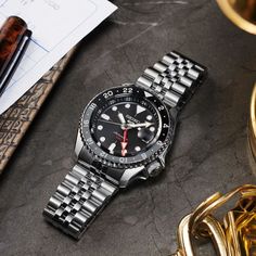 Seiko 5 Sports Gmt, Classy Watches, Seiko 5 Sports Automatic, Seiko Sport, Classy Watch, Seiko 5 Sports