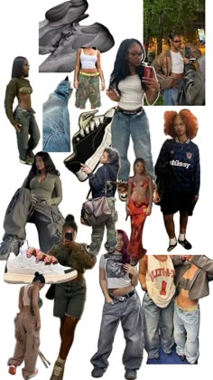 Outfits Black Women, Simple Style Outfits, 90s Inspired Outfits, Streetwear Fashion Women, 90s Inspired, Indie Outfits, Swaggy Outfits