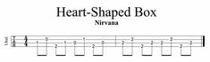 the heart shaped box guitar tab