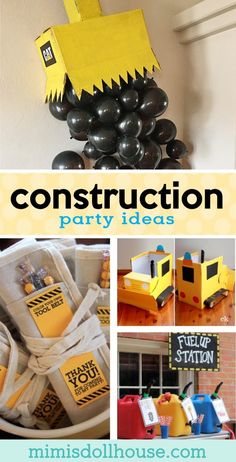 construction party ideas for kids and adults