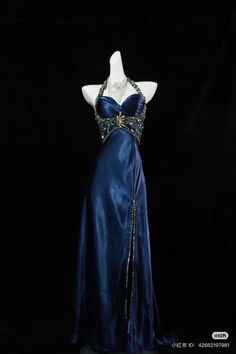 Greek Themed Prom Dresses, Short Draped Dress, Padme Inspired Dress, Navy Blue Vintage Dress, Blue And Gold Dress Prom, Blue Velvet Dress Aesthetic, Princess Themed Prom Dresses, Zara Prom Dress, Prom Dresses 2000 Style