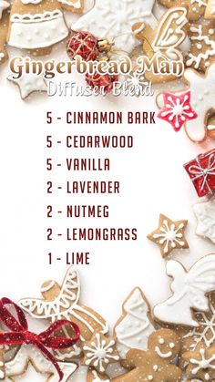 Diy Gingerbread Man, Diffuser Scents, Candle Scents Recipes, Candle Blends, Scent Blends, Diy Gingerbread, Essential Oil Combinations, Simmer Pot