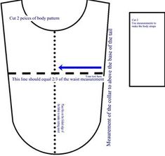 a diagram showing how to measure the length of a body with an arrow pointing towards it