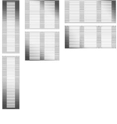 four rows of lines are shown in black and white, with one line at the bottom