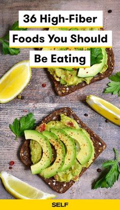 Getting enough fiber is important because it keeps your digestive system regular, your blood sugar levels normal, and it promotes heart health. Turns out though, you're probably not getting enough fiber every day. But, don't worry, beans aren't the only high-fiber food source. There are plenty of fiber-rich foods out there (hello, avocados!) that are so delicious! How Much Fiber Do Women Need, Fibrous Carbs, High Fiber Breakfast Ideas, Fibrous Foods, High Fiber Meals, Fibre Foods, Fiber Meals, Hormone Reset, High Fiber Snacks